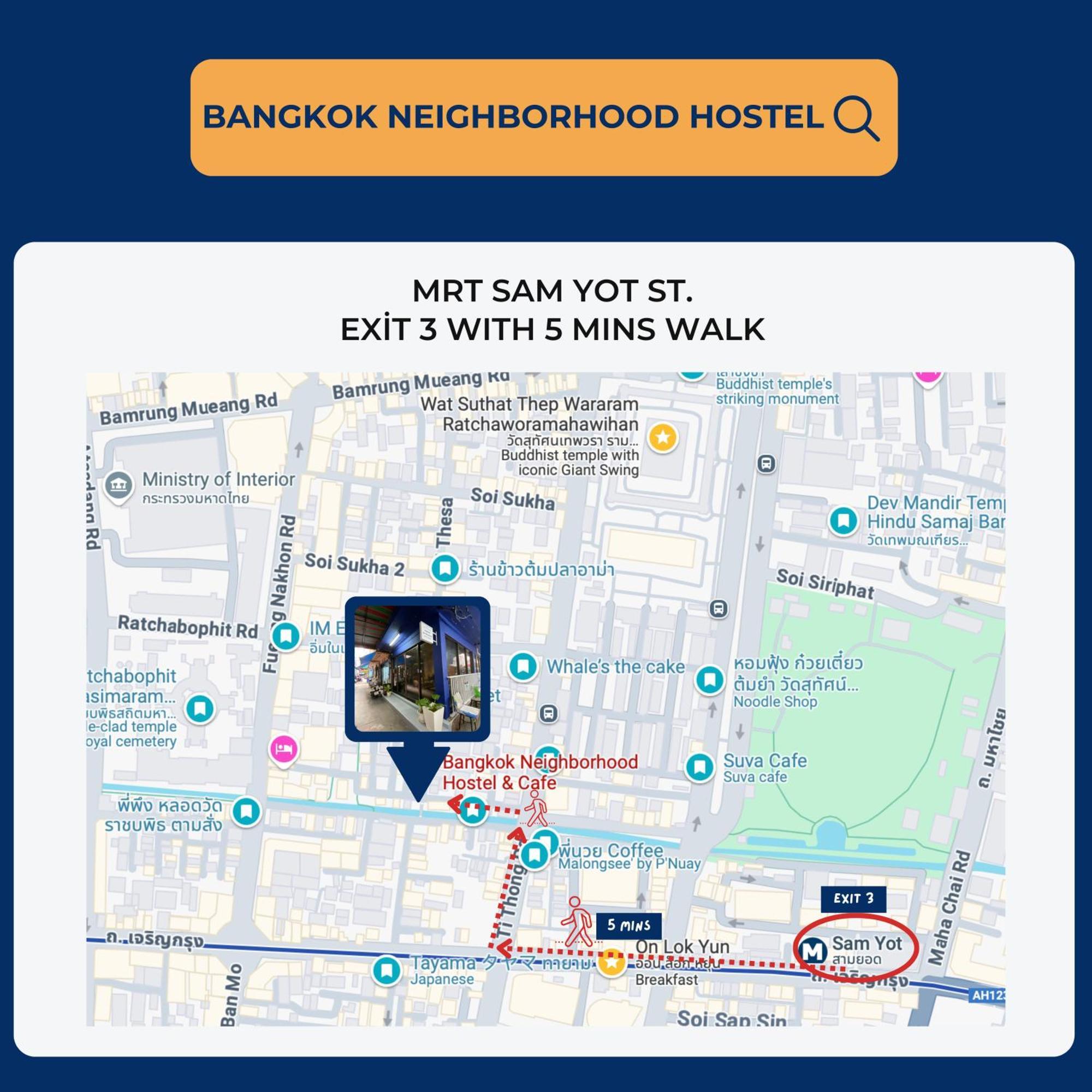 Bangkok Neighborhood Hostel Екстер'єр фото